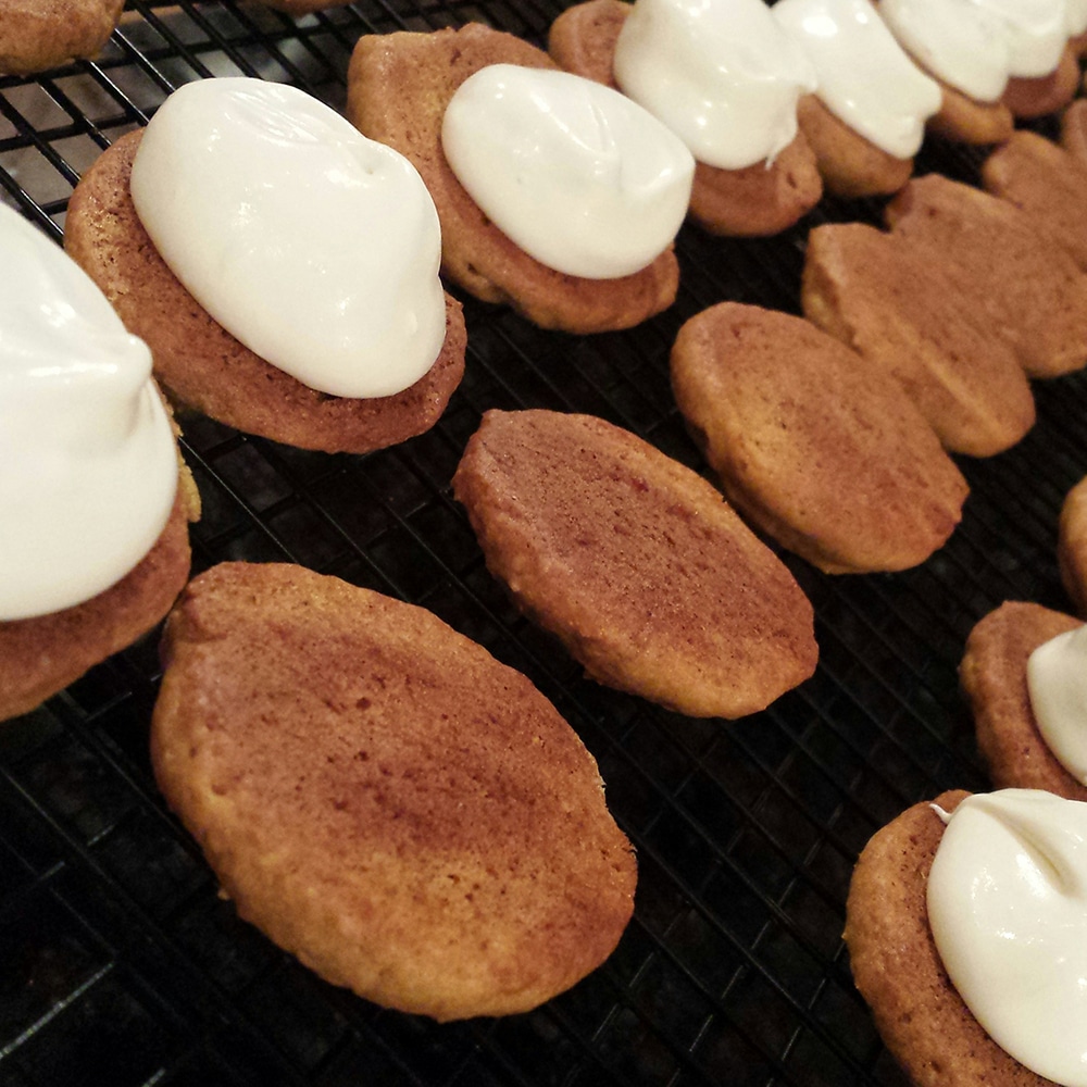 Mini Pumpkin Whoopie Pies Award Winning Cook With Kerry   Mini Pumpkin Whoopie Pies Filled 