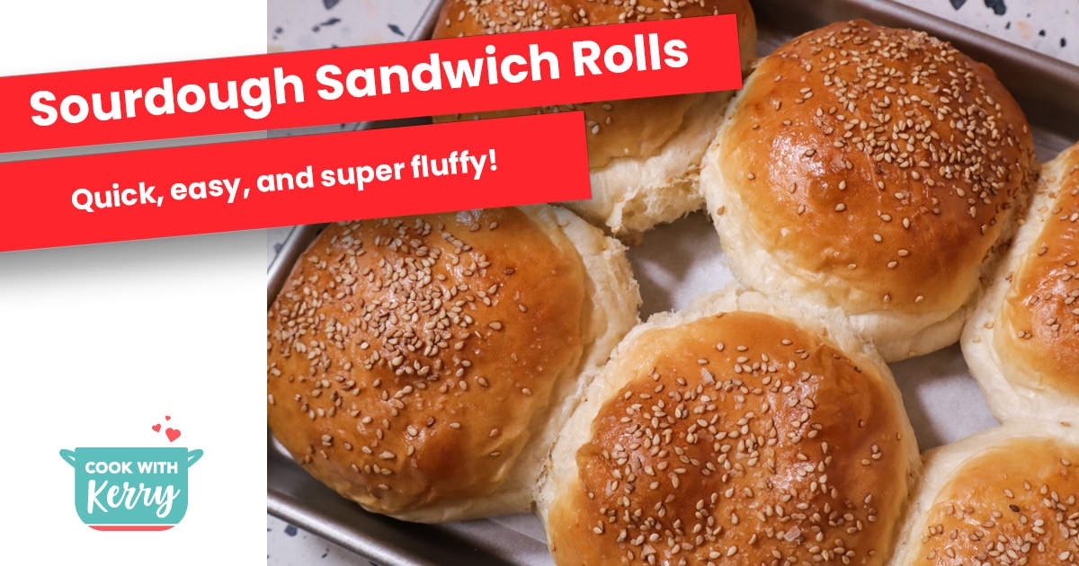 Sourdough Sandwich Rolls | A Perfect Sourdough Discard Recipe