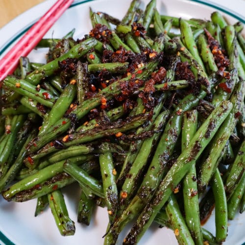 Easy Chinese-style Stir-fried Green Beans - Cook with Kerry