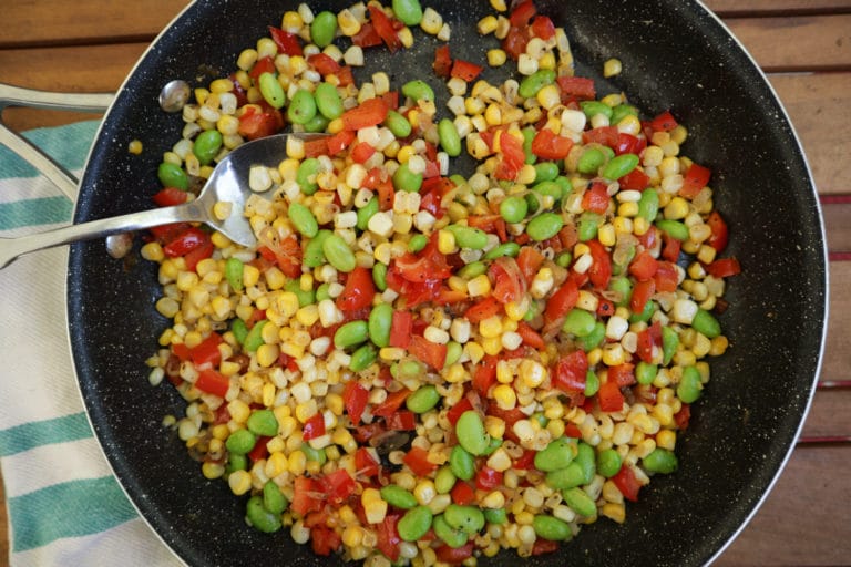 Edamame & Corn Succotash - Cook With Kerry